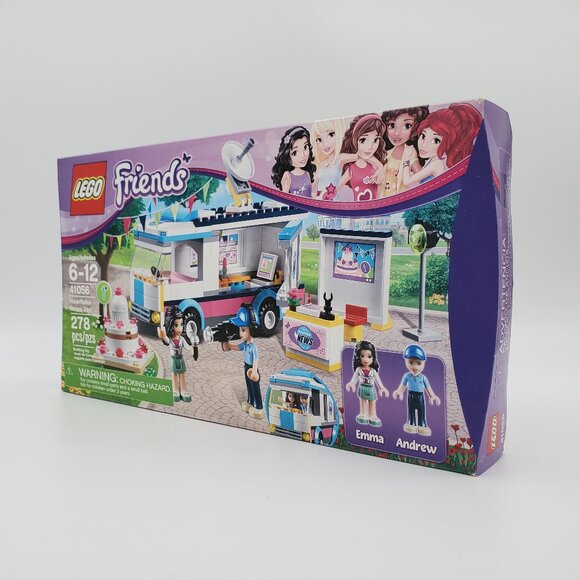 LEGO Friends Heartlake News Van 41056 Building Toy Set New Sealed - Picture 3 of 5